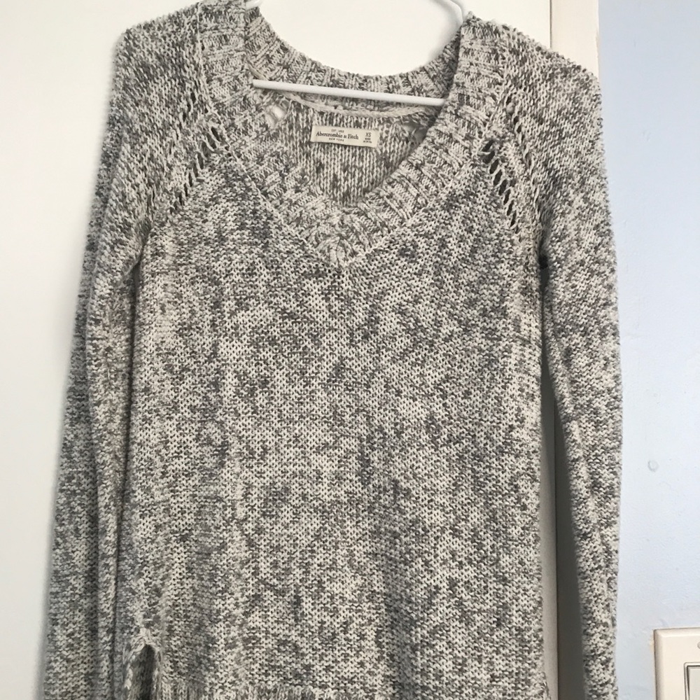 Knitted Gray Sweater